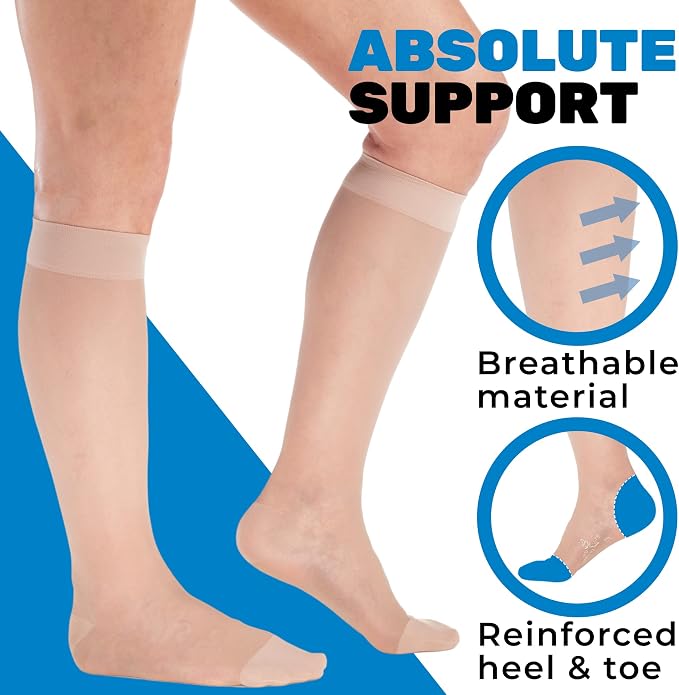 Made in USA - Sheer Compression Socks - Image 4