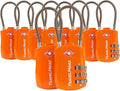 TravelMore 10 Pack TSA Approved Travel Combination Cable Luggage Locks by TravelMore