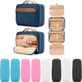 Travel Hanging Toiletry Bag for Women, Large Makeup Bag 8 Leak Proofing by COOSKY