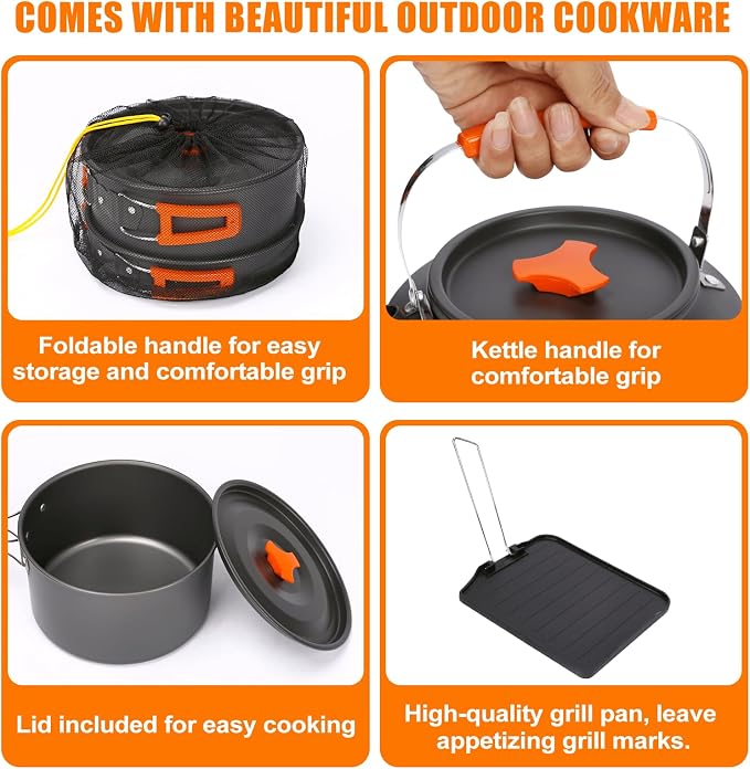 Portable 2 Burner Camping Stove Set - Image 9