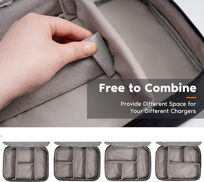 Electronics Organizer, OrgaWise Electronic Accessories Bag Travel Cable - Image 6