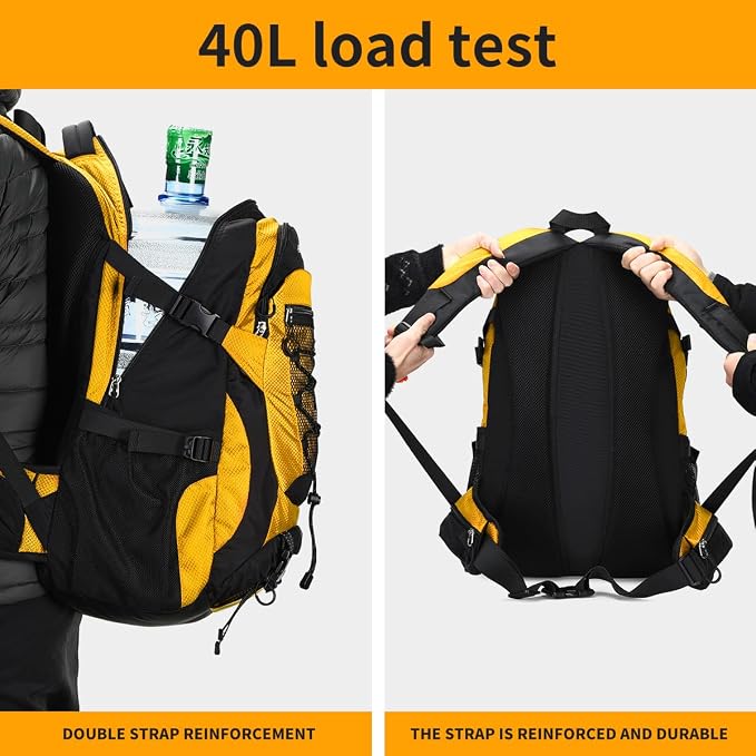 BOVIP 40L Hiking Backpack Waterproof Lightweight Daypack Travel Sports Camping - Image 6