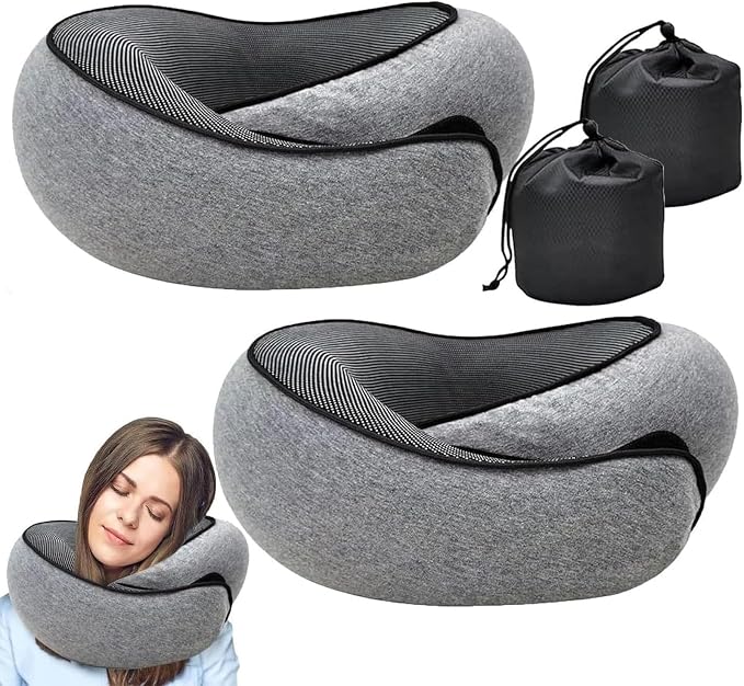 RURING Travel Pillows for Airplanes, Travel Neck Pillow Travel Pillow, Neck by RURING