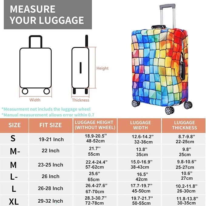 MosaiRudo Travel Luggage Covers - Image 4