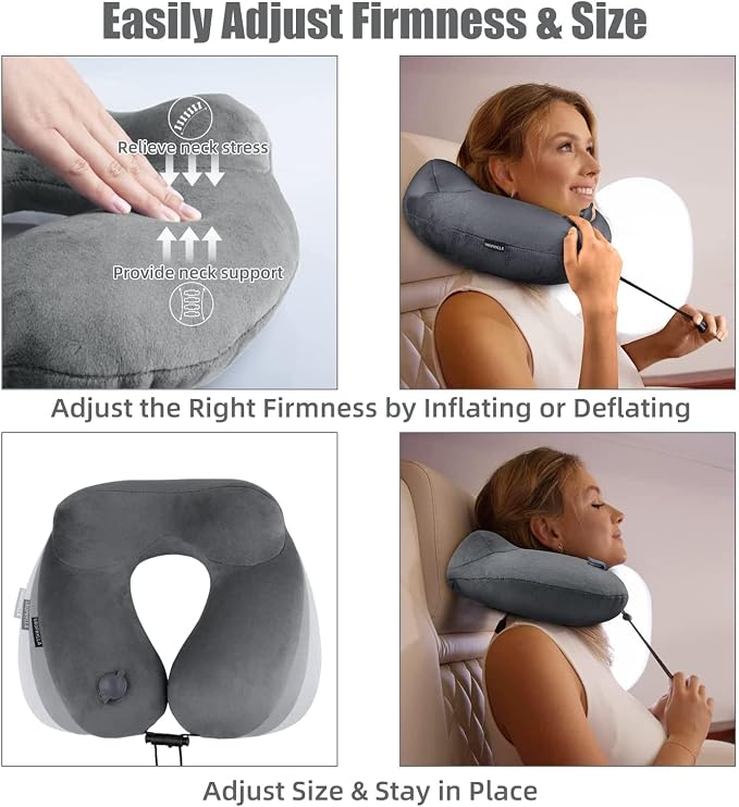urophylla Inflatable Travel Neck Pillow - Image 5