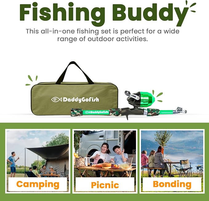 DaddyGoFish Kids Fishing Pole - Image 5