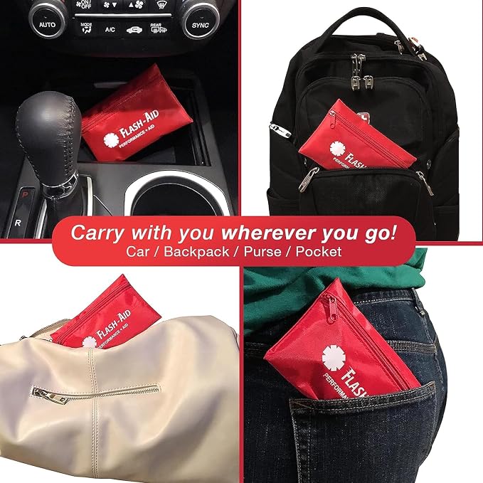Bulk 240-Pack Mini First Aid Kits – Compact Travel IFAKs in Reusable Pouches – - Image 7