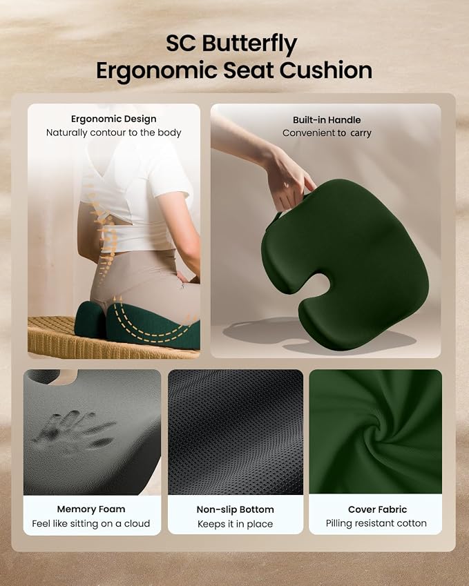 ProtoArc Seat Cushion, Office Chair Cushion - Image 7