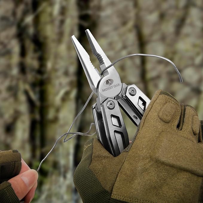 MOSSY OAK Multitool, 21-in-1 Stainless Steel Pocket Knife - Image 8