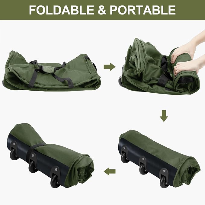 Finnhomy 120L Foldable Rolling Duffel Bag - Image 5
