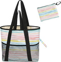 Sandproof Beach Bag with Zipper by NBIAN