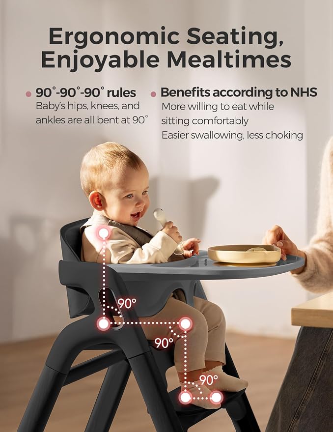 Momcozy DinerPal Wooden High Chair - Image 7