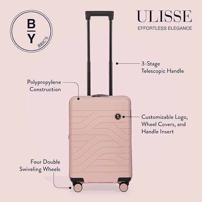 Bric's Milano By Bric's Ulisse 21" Expandable Spinner Pearl Pink One Size - Image 2