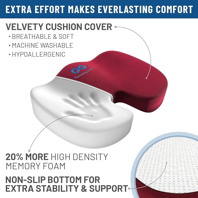 Everlasting Comfort Doctor Recommended Memory Foam Seat Cushion - Image 8