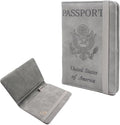 Melsbrinna Premium Leather Passport Holder Covers Case, Waterproof Rfid by Melsbrinna