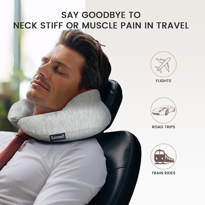 Inflatable Travel Pillow, Upgraded Travel Neck Pillow - Image 6