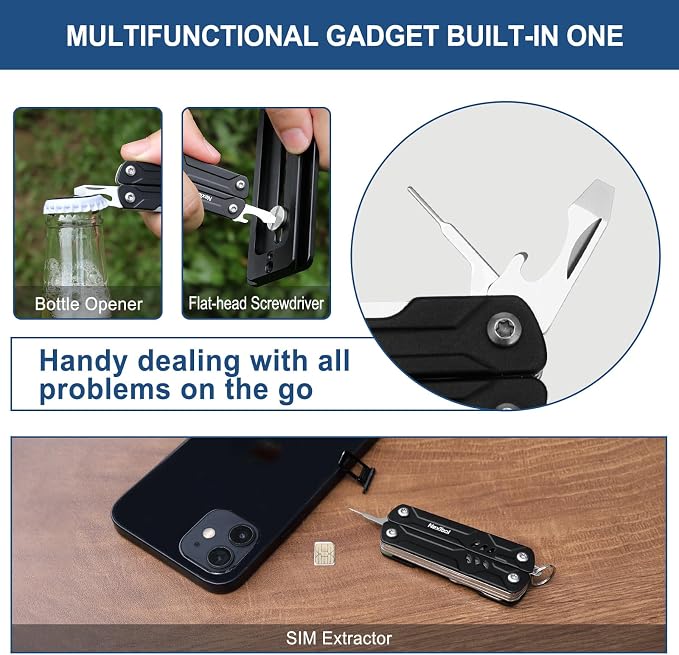 NexTool Mini Multitool - 9 in 1 Keychain Multitool - Image 5