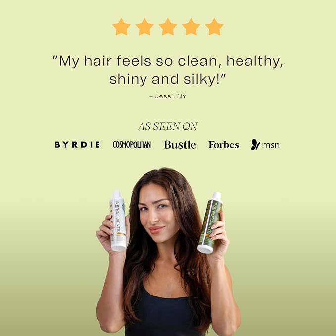 Non Toxic Vegan Shampoo with Organic Ingredients, Apple Cider Vinegar & Tea - Image 4