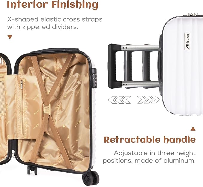 Carry on luggage 20 In suitcase - Image 3