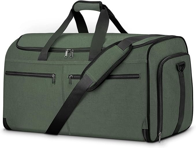 Bukere Garment Bags for Travel, Large Convertible Garment Duffel Bag for Men by Bukere