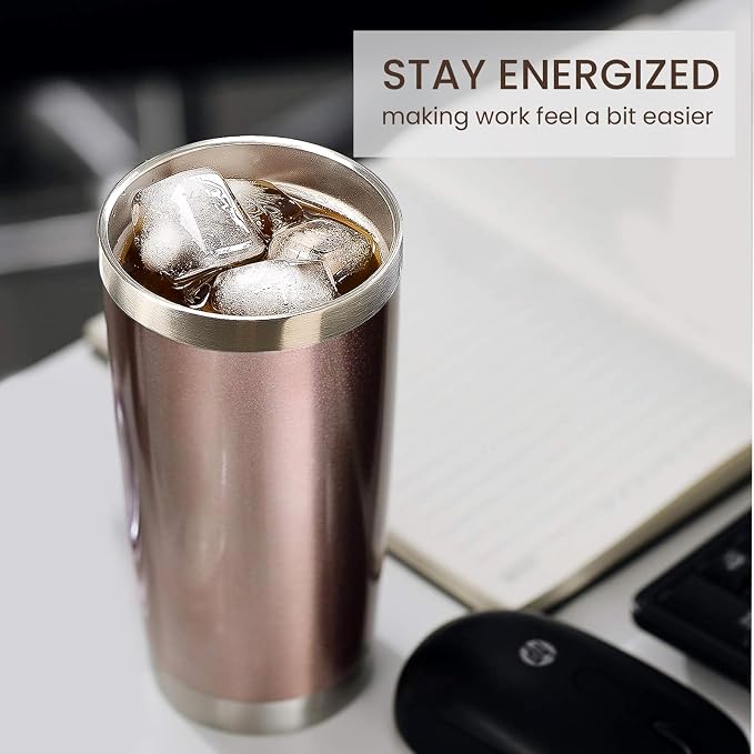 MEWAY 20oz Tumbler 12 Pack Double Wall Vacuum Insulated Travel Mug Bulk - Image 4