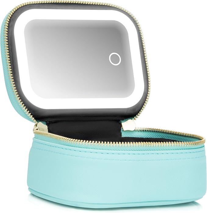 Small Makeup Bag Travel Train Case by Extrei+Gent
