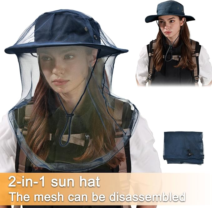 Sun Hats for Men Women Boonie Hat Foldable Fishing Hat UPF 50+ Bucket Hat for - Image 2
