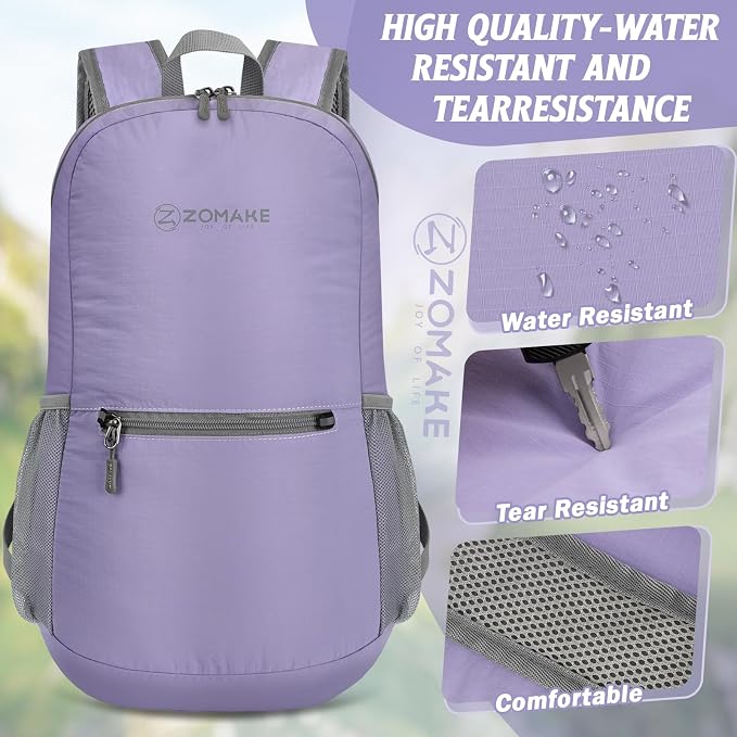 ZOMAKE Ultra Lightweight Hiking Backpack 20L - Image 4