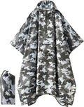 PTEROMY Hooded Rain Poncho for Adult by PTEROMY