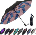 LLanxiry Compact Travel Umbrella, Mini Windproof Umbrellas by LLanxiry