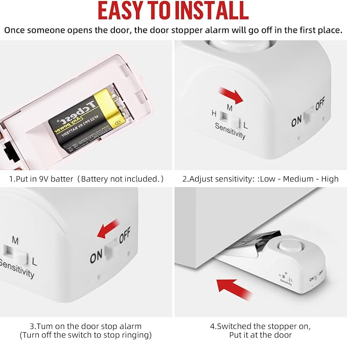 Portable Door Lock Alarm - Image 5
