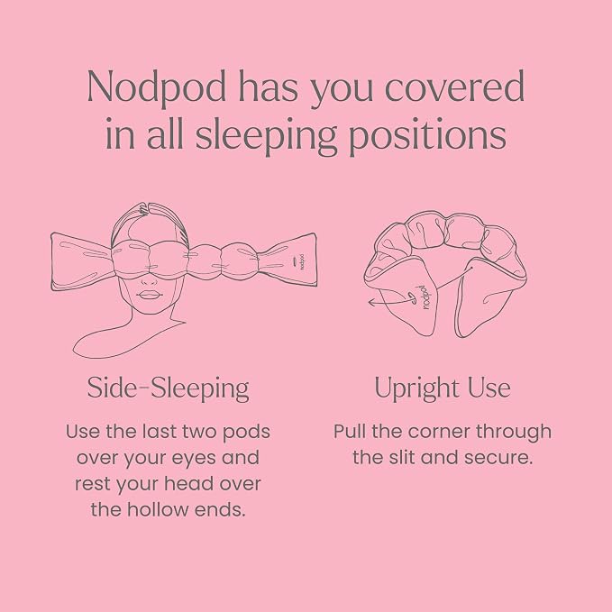 Nodpod Gentle Pressure Sleep Mask | Patented Light Blocking Design - Image 5