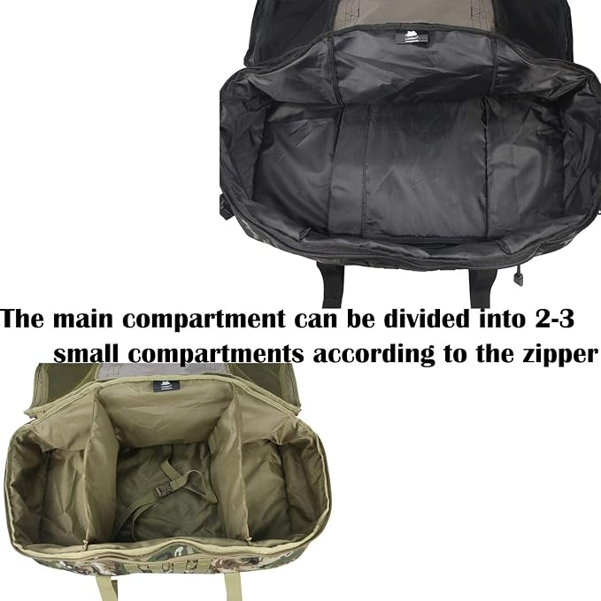 3 In 1 Military Backpack Travel Duffle Bag - Image 5