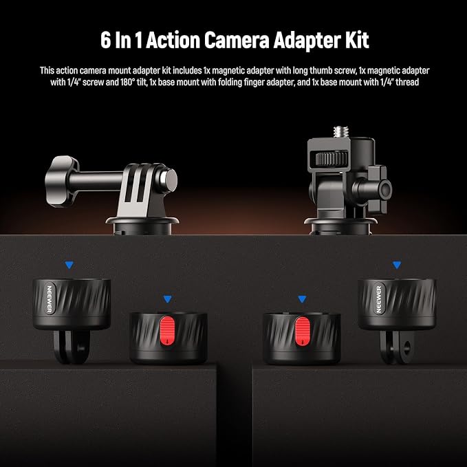 NEEWER GP-24 Action Camera Mount Accessories Kit - Image 2
