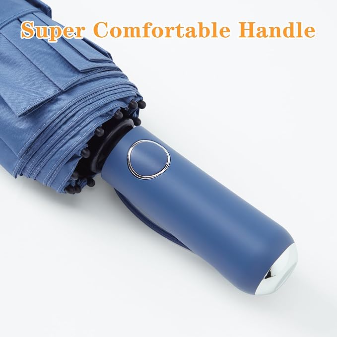 Large Double-Ribs Umbrella Automatic Folding Umbrella - Image 2