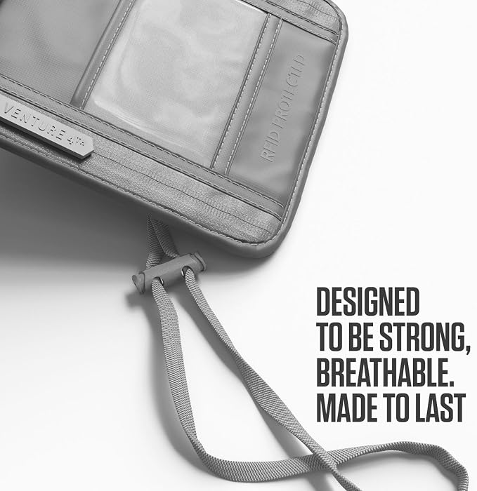 VENTURE 4TH Passport Holder Neck Wallet - Image 4