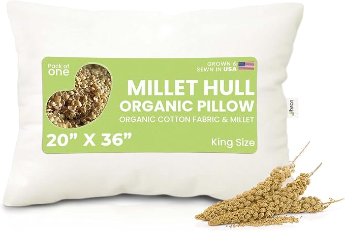 Bean Products 20" x 36" King Bed Pillow by BeanProducts