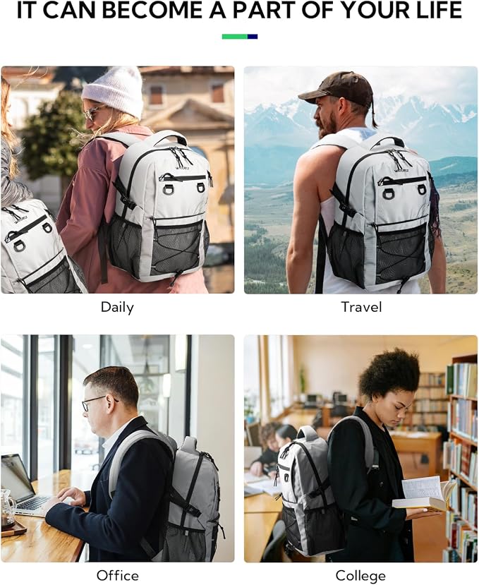 WATERFLY Travel Hiking Casual Backpack: 22L Lightweight Everyday Outdoor City - Image 7
