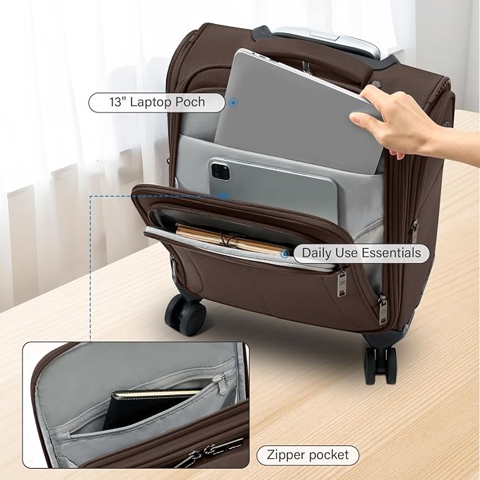 16 Inch Underseat Carry On Luggage - Image 5
