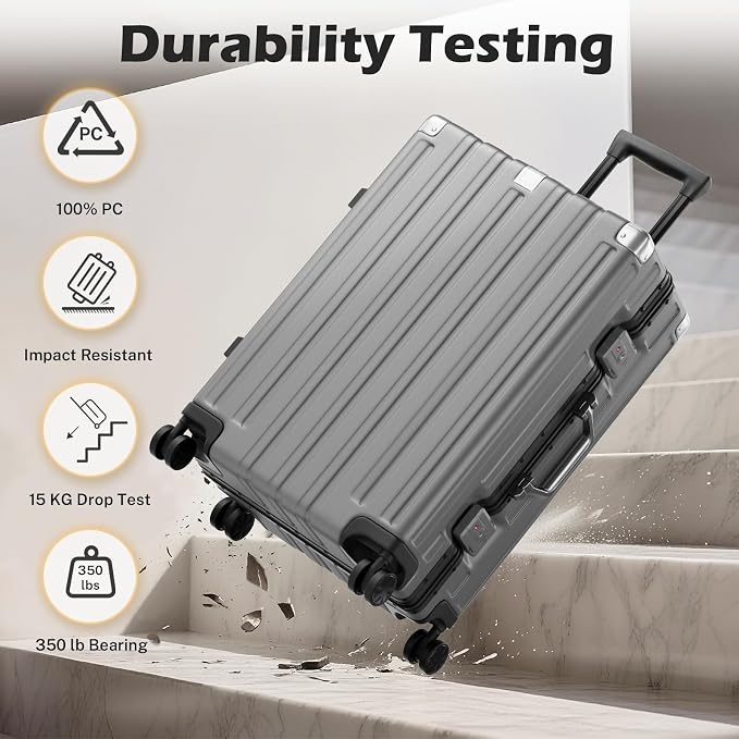 Krute Luggage Sets 2 Pieces 20 28 Inch Aluminum Frame Luggage - Image 6