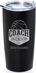 Lifetime Creations Personalized Basketball Coach Tumbler: Custom Basketball by LifetimeCreations