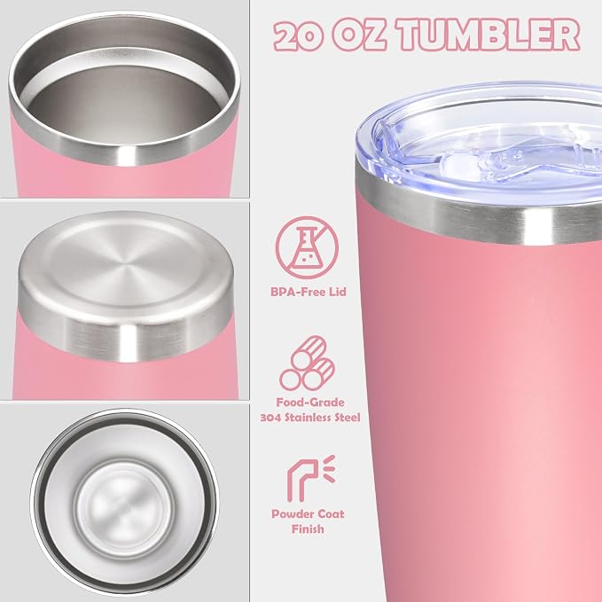 20oz Tumbler Bulk Stainless Steel Tumbler Cup - Image 3