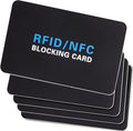 5Pack RFID Blocking Card, Contactless NFC Debit Credit Card Passport Protector by Luumxai