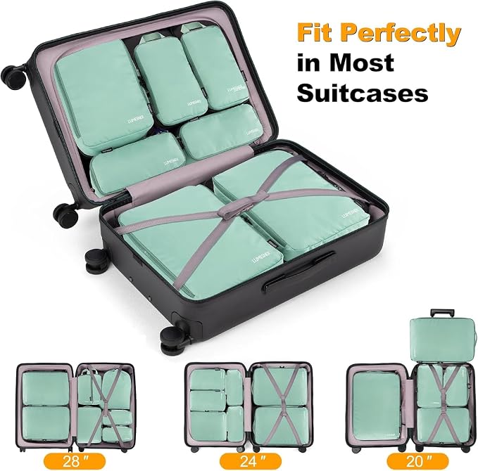 8 Set Compression Packing Cubes - Image 2