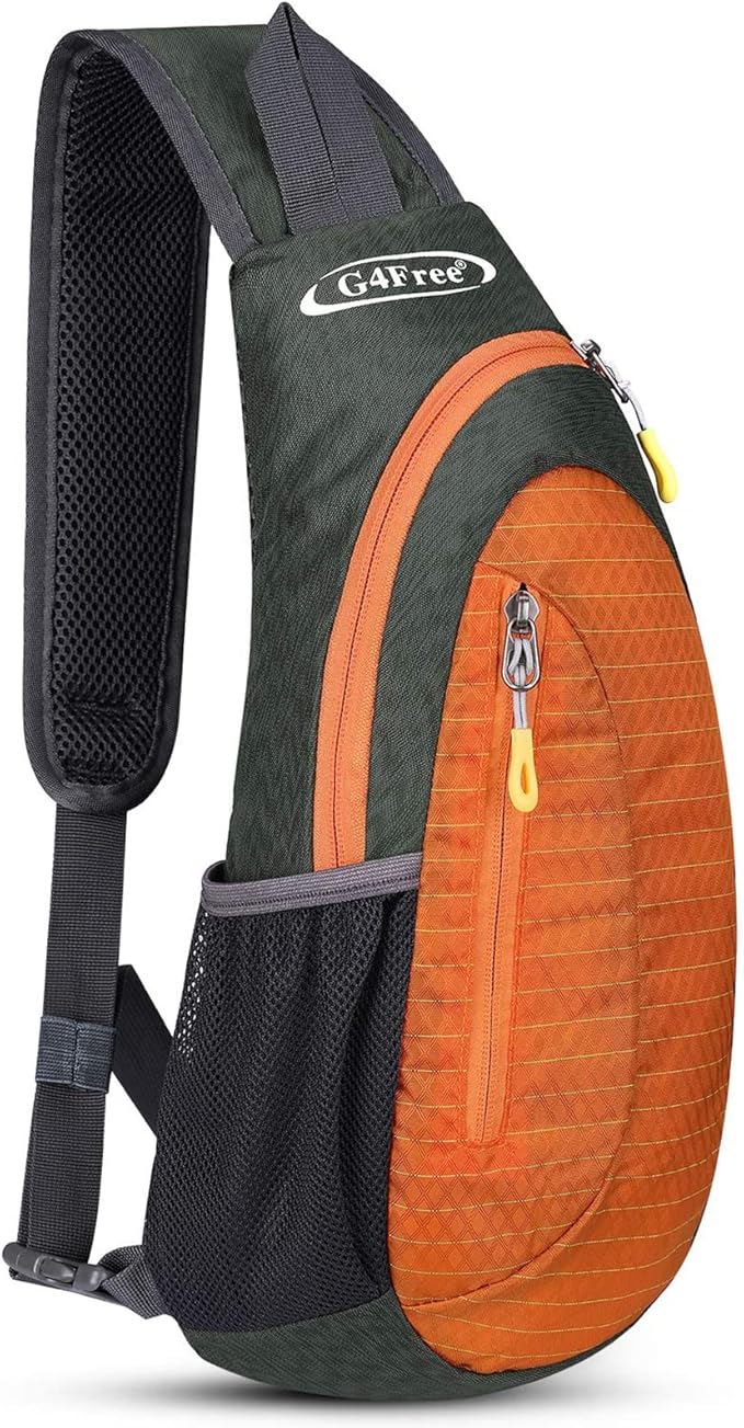 G4Free Sling Bag for Men Women, Small Crossbody Backpack Lightweight Chest by G4Free