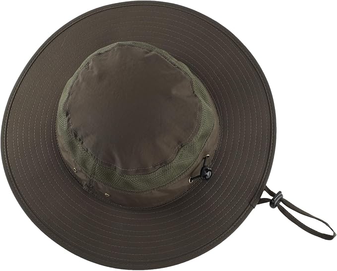 Home Prefer UPF 50+ Men's Sun Hat Wide Brim Bucket Hat UV Protection Hat - Image 3