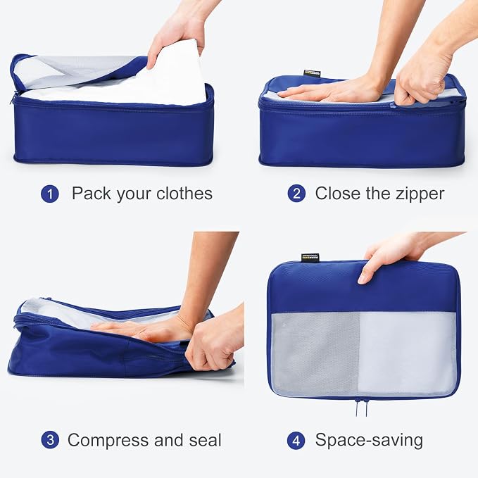 5 Set Compression Packing Cubes - Image 4