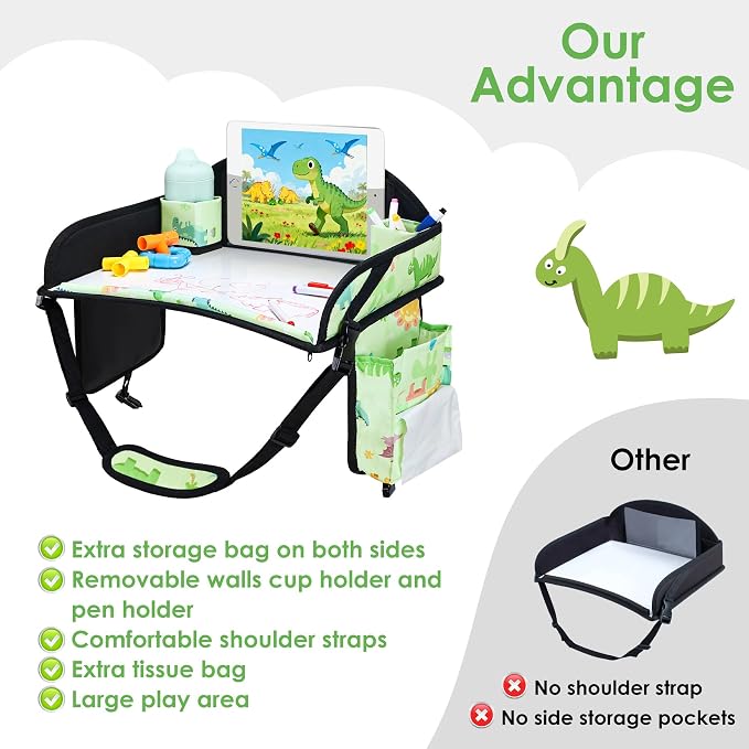 Kids Travel Tray, Car Seat Tray - Image 5