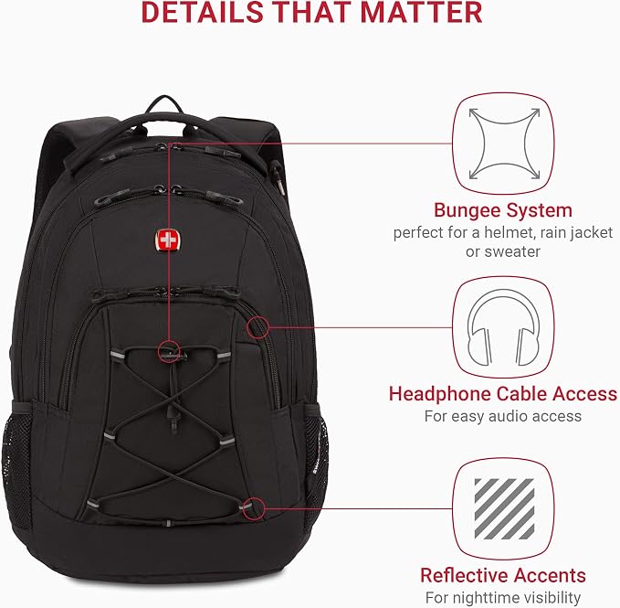 SwissGear 1186 Bungee Backpack - Image 3