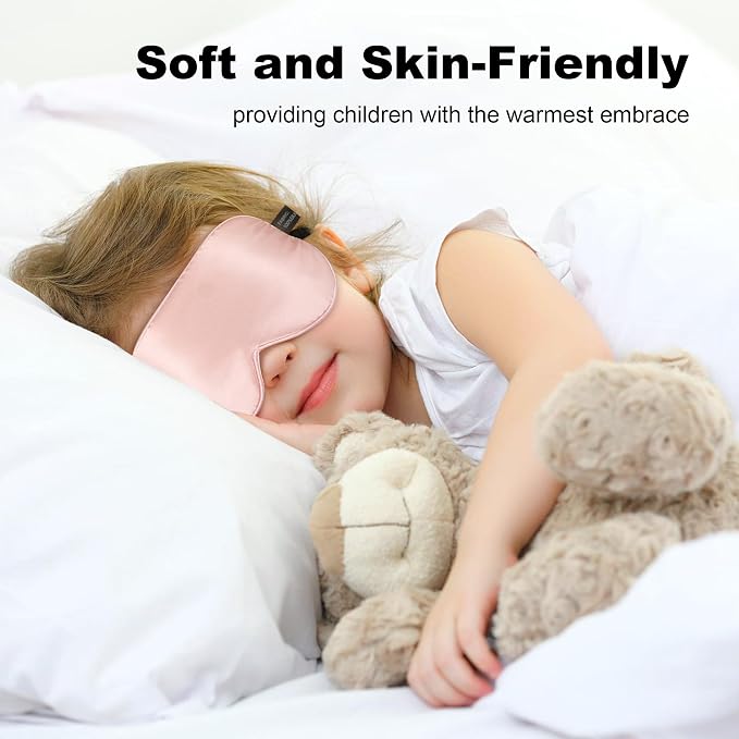 Silk Sleep Eye Mask for Kids, 100% Real Natural Pure Silk Sleeping Masks - Image 6